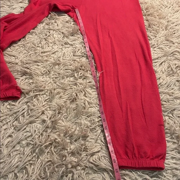 Z Supply Ellie Color Block Brushed Cotton Loungewear Pants and Shirt Set
